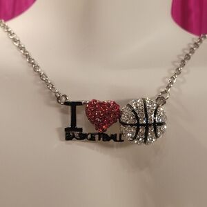 🏀 I Love Basketball Necklace